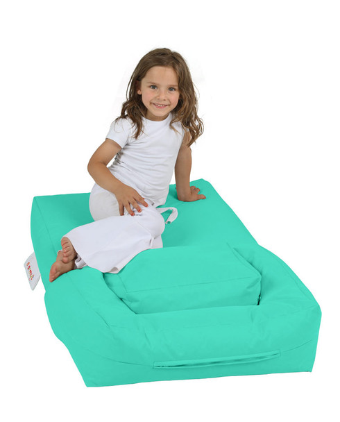Lazy bag Dječji puf sa jednosjedom - tirkiz