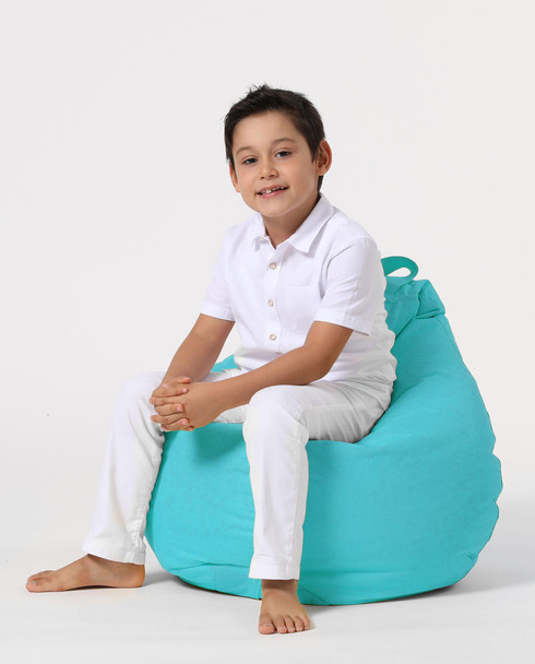 Lazy bag Premium Kids - Tirkizna