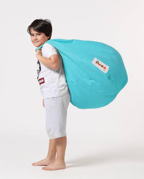 Lazy bag Premium Kids - Tirkizna