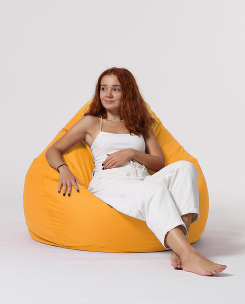 Lazy bag Premium XXL - Žuta