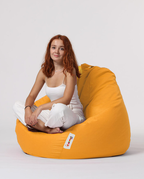 Lazy bag Premium XXL - Žuta