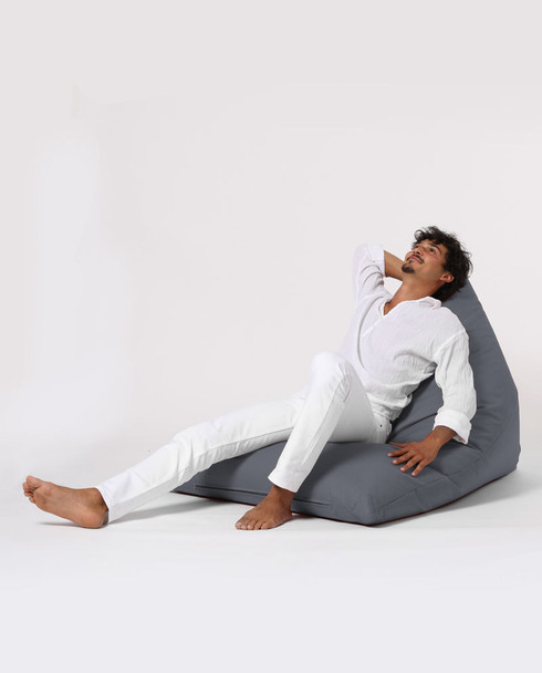 Lazy bag Pyramid Big Bed Pouf - Fume