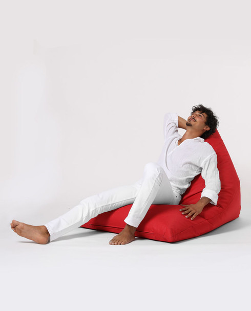 Lazy bag Pyramid Big Bed Pouf - crvena