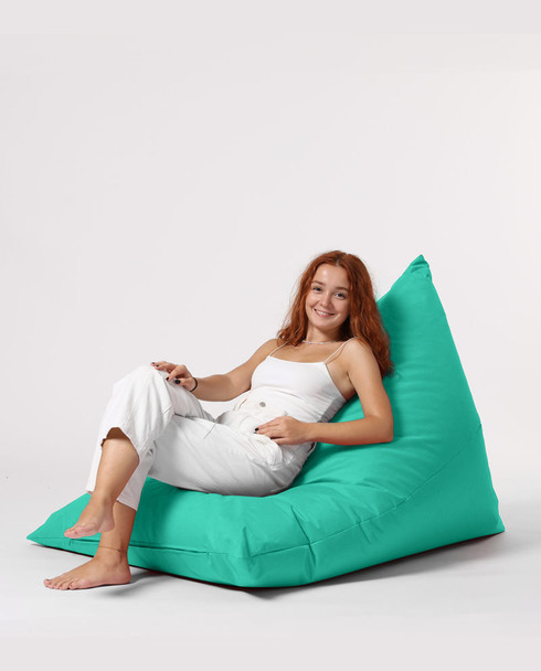 Lazy bag Pyramid Big Bed Pouf - Tirkizna
