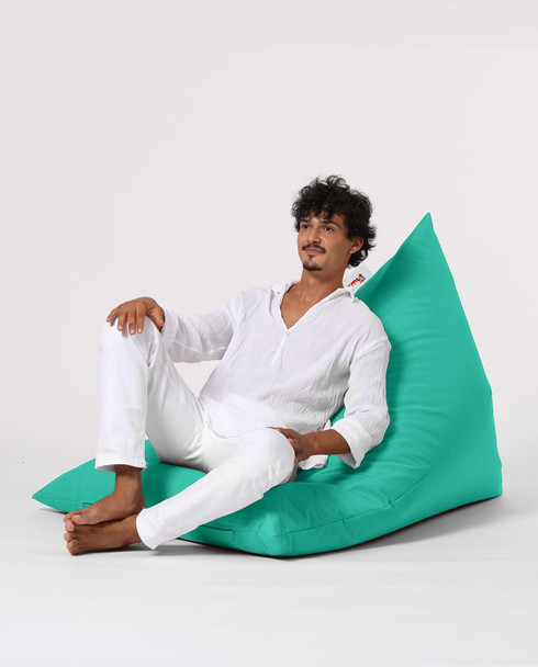 Lazy bag Pyramid Big Bed Pouf - Tirkizna