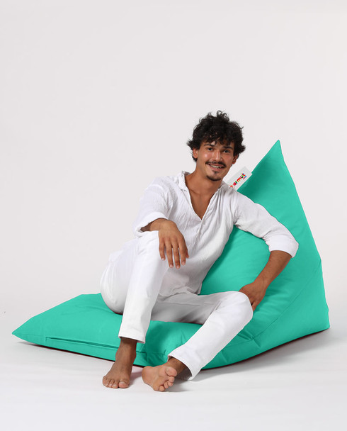Lazy bag Pyramid Big Bed Pouf - Tirkizna