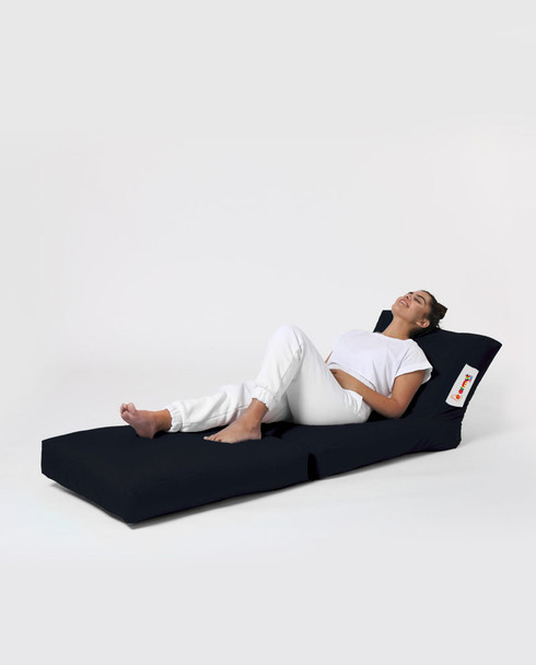 Lazy bag Siesta kauč na razvlačenje - crna