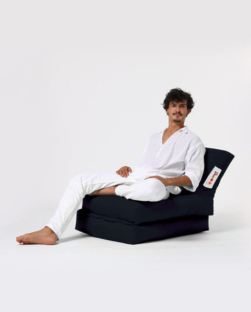Lazy bag Siesta kauč na razvlačenje - crna