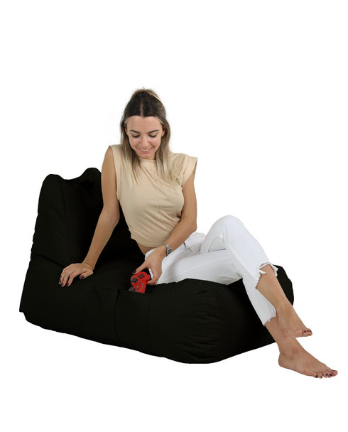 Lazy bag Trendy Comfort Bed Pouf - crna