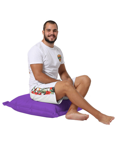 Jastuk za sjedenje Jastuk Pouf 70x70 - Ljubičasti