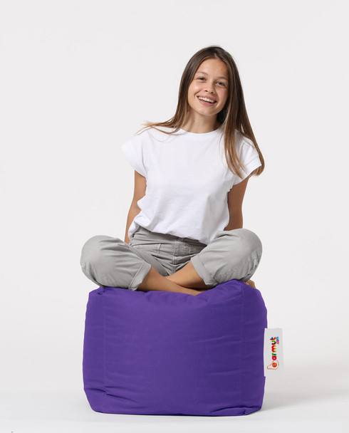 Tabure bag Kvadratni  - ljubičasti