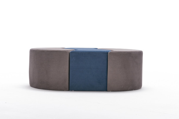 Tabure Alya Puf - Mink, plava