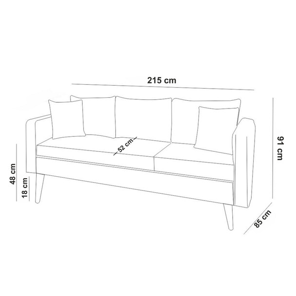 Sofa Garnitura Sofija-TKM03-0701