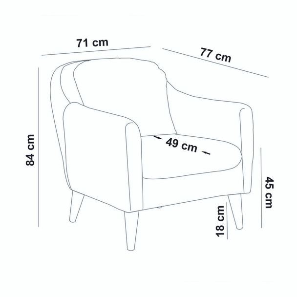 Sofa Garnitura Sofija-TKM03-0701