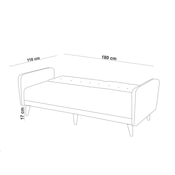 Sofa-krevet Garnitura ARİA-TAKIM6-S 1048