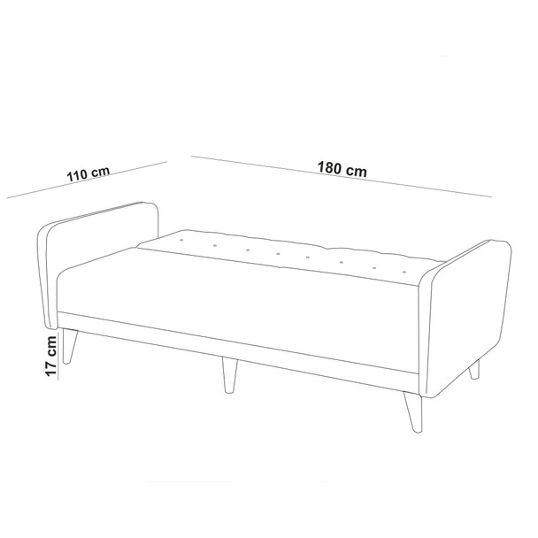 Sofa-krevet Garnitura Aria-TKM03-1008