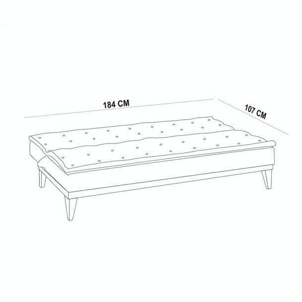 Sofa-krevet Garnitura Fuoco-TKM01-1053