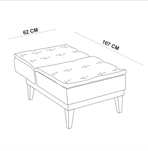 Sofa-krevet Garnitura Fuoco-TKM01-1053