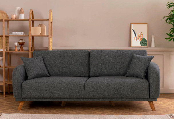 Sofa-krevet Garnitura Garnitura Hera - antracit