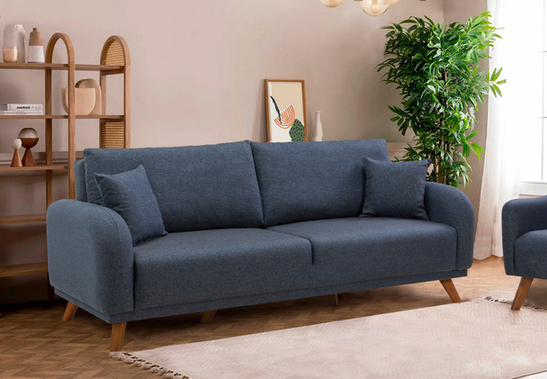 Sofa-krevet Garnitura  Hera set - tamno plava