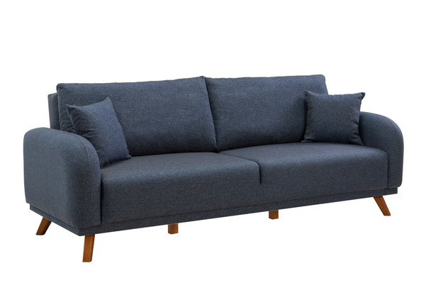 Sofa-krevet Garnitura  Hera set - tamno plava