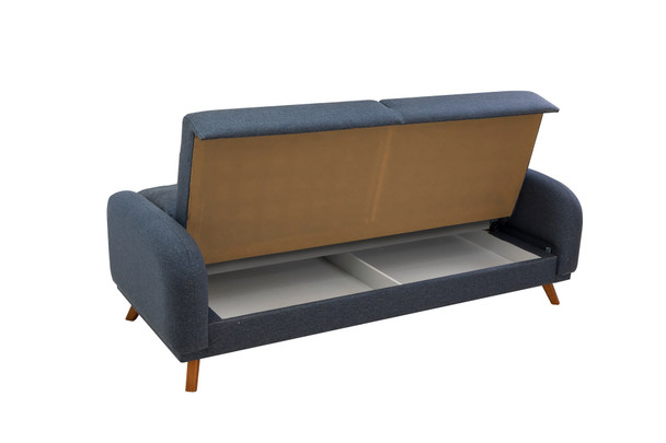 Sofa-krevet Garnitura  Hera set - tamno plava