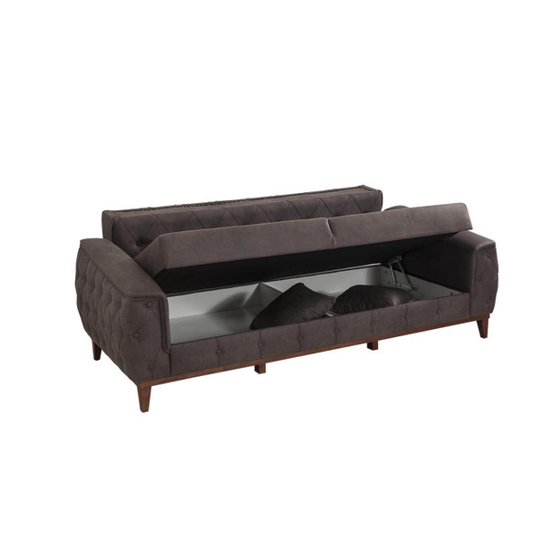 Sofa-krevet Garnitura Marta-TKM01-Antracit