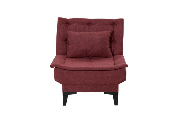 Sofa-krevet Garnitura Santo-S-Claret crvena -94819