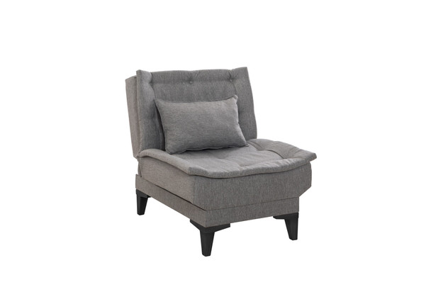 Sofa-krevet Garnitura Santo-S-Grey -1008