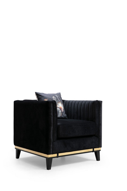 Wing Chair Bellino – Crna