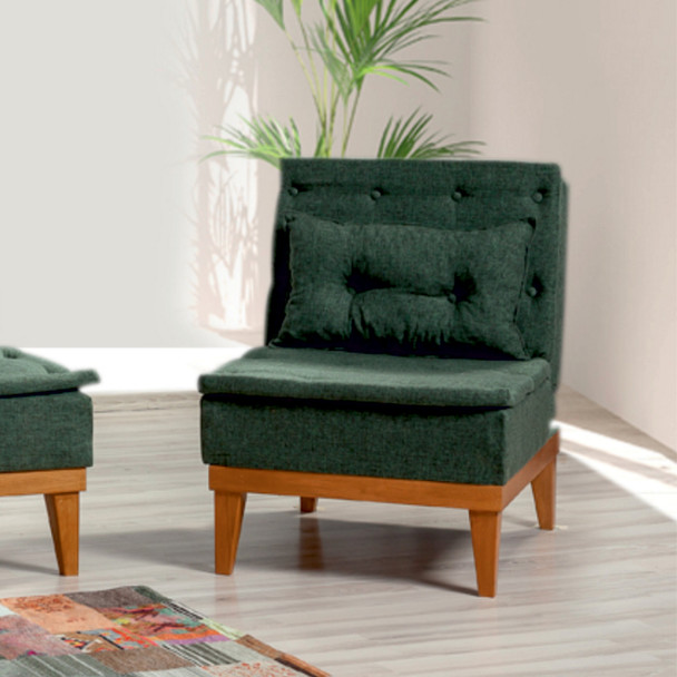 Wing Chair Fuoco Berjer-Green