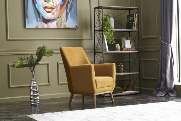 Wing Chair Gonca – Zlato