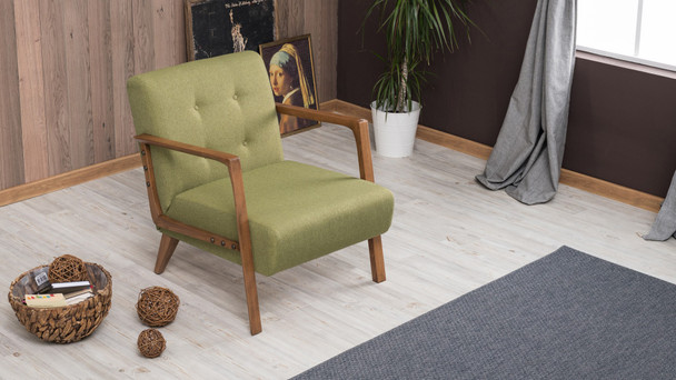 Wing Chair Kemer - Zeleni