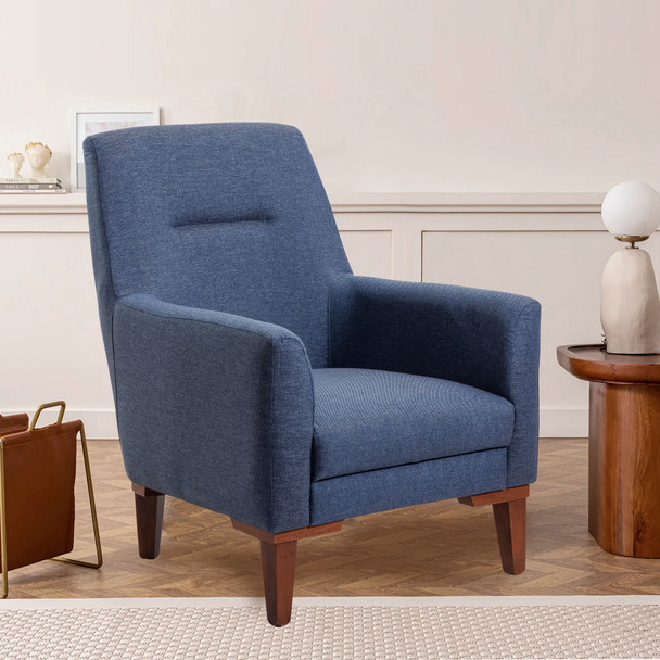 Wing Chair Liones-Tamno plava