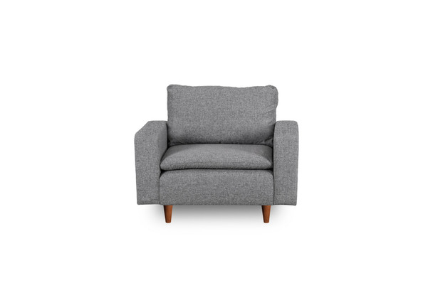 Wing Chair Lungo - svijetlo siva