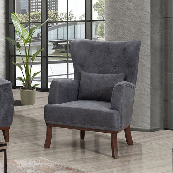 Wing Chair Marta-Plava