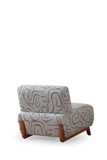 Wing Chair Mokka bijela - krilo