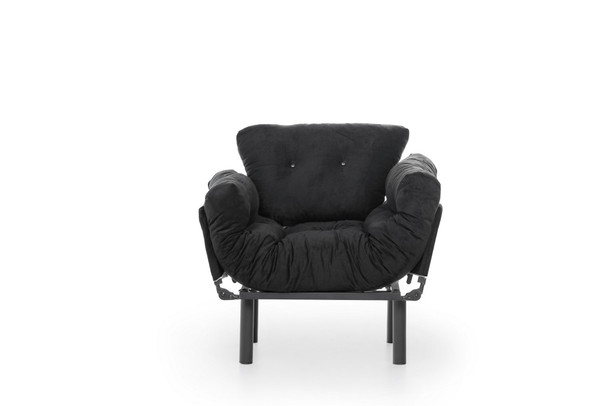 Wing Chair Nitta Single - Crna