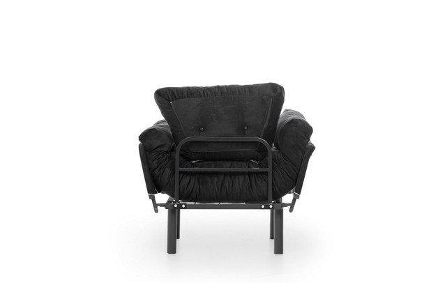 Wing Chair Nitta Single - Crna