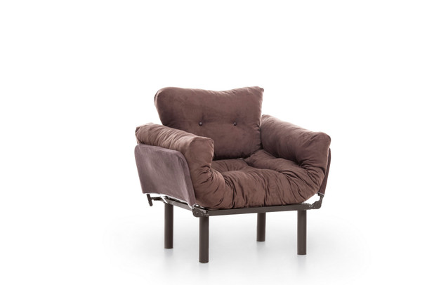 Wing Chair Nitta singl - smeđa