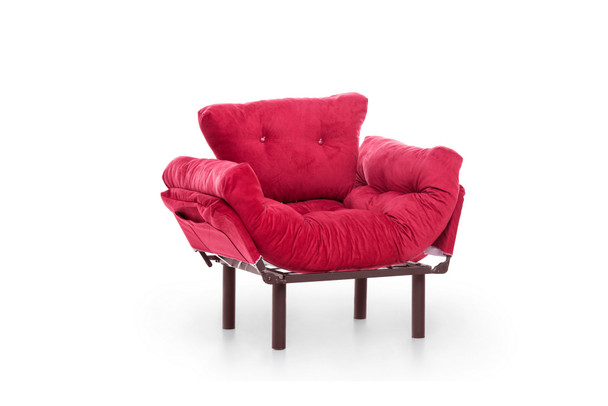 Wing Chair Nitta Singl - Maroon