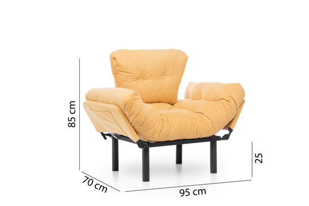 Wing Chair Nitta singl - Senf