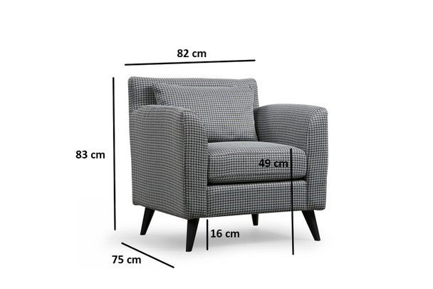 Wing Chair Nordijska fotelja - sa uzorkom