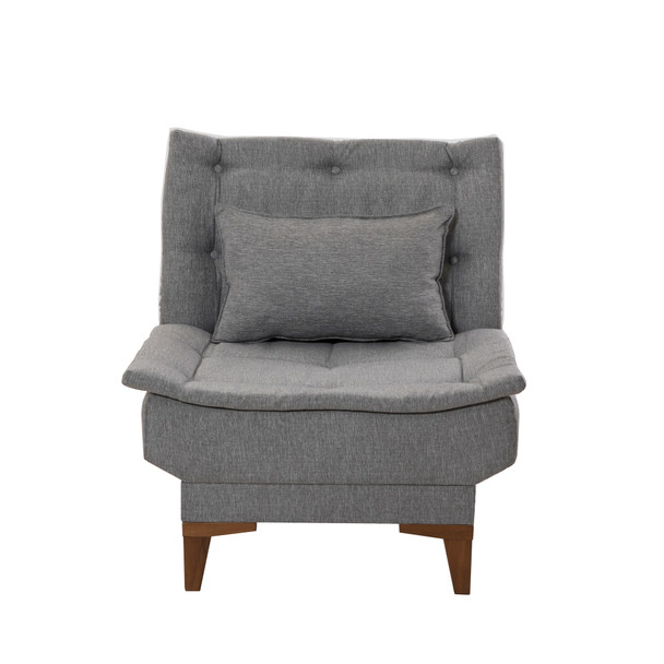 Wing Chair Santo-Grey