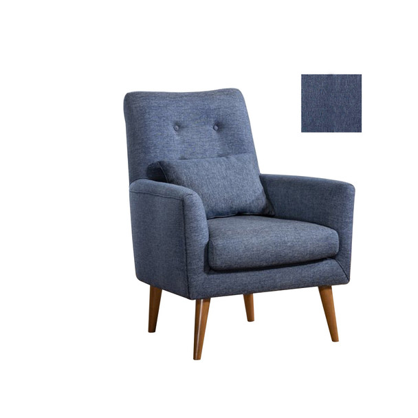 Wing Chair Zeni Berjer-Tamno plava