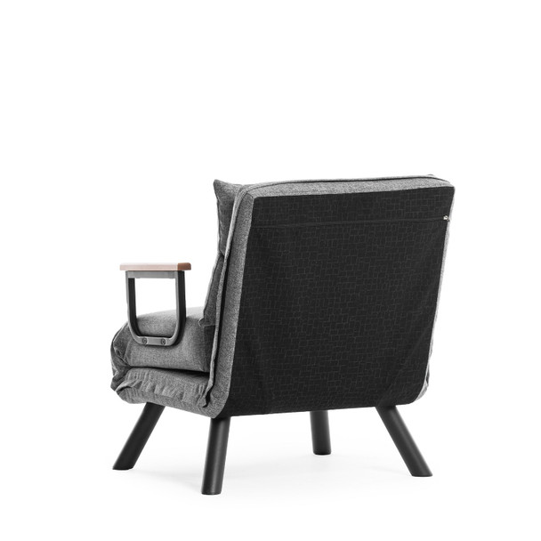 Kauč na razvlačenje s 1 sjedalom Sando Single - Svijetlo siva   a.g