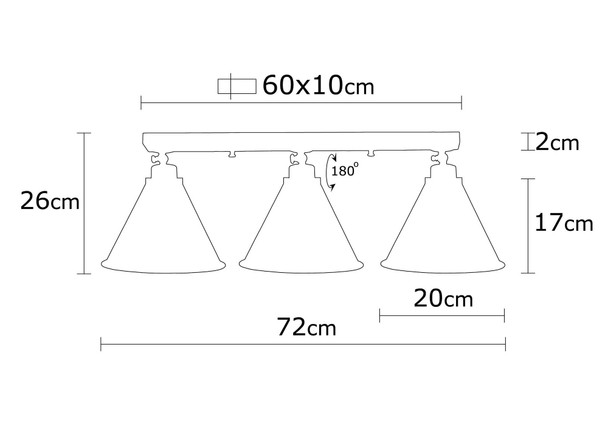 Set lustera i zidnih svjetiljki Berceste - Set1   a.g