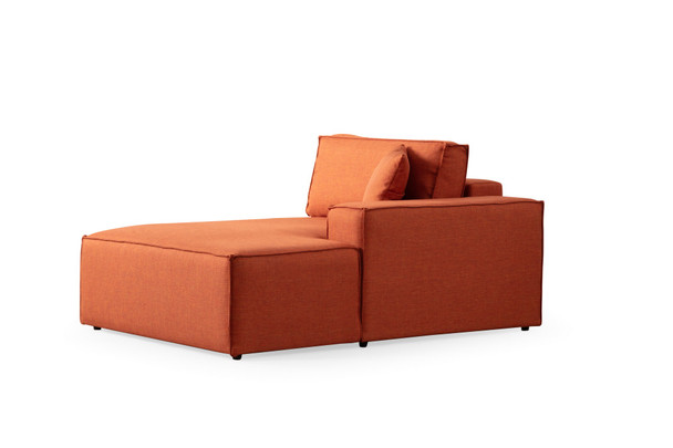 Kutna sofa-krevet Pırlo kut desno - narančasta   a.g