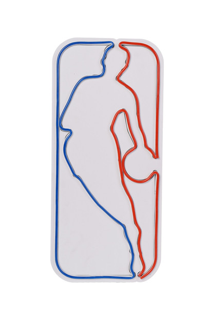 Dekorativna plastična led rasvjeta Logo Jerry West - višebojan   a.g