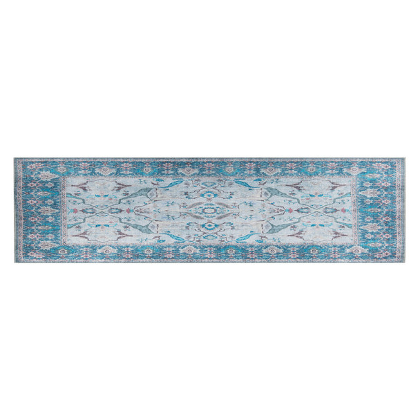 Tepih za hodnik (75 x 230) Dorian Chenille - plava AL 333   a.g